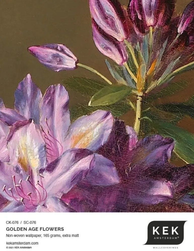 Bloemen behangcirkel SC-076 ø142,5cm