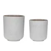 Bloempot lichtgrijs - set van 2 stuks