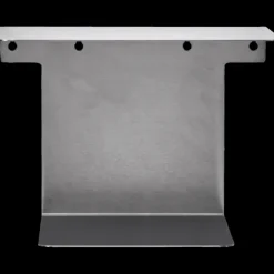 Book wandplank geborsteld zilver - 208582075