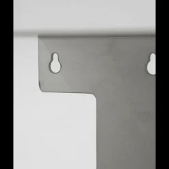 Book wandplank geborsteld zilver - 208582075