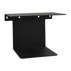 Book wandplank zwart 32x25x23cm