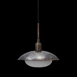 Boston hanglamp - antiek bruin Ø32cm