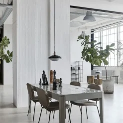 Boston hanglamp - antiek bruin Ø32cm