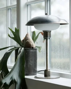 Boston tafellamp antiekbruin - 203661721