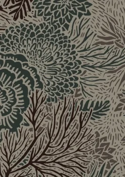 Botanisch patroon behang 100x280cm FR-015