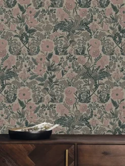 Botanisch patroon behang 100x280cm FR-009