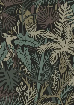 Botanisch patroon behang 100x280cm FR-023