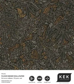 Botanisch patroon behang 100x280cm FR-019