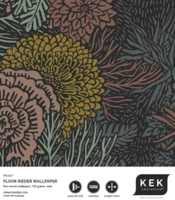 Botanisch patroon behang 100x280cm FR-017