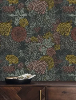 Botanisch patroon behang 100x280cm FR-017