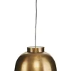 Bowl hanglamp messing