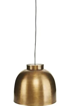 Bowl hanglamp messing