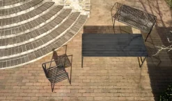 Buitentafel metaal - zwart