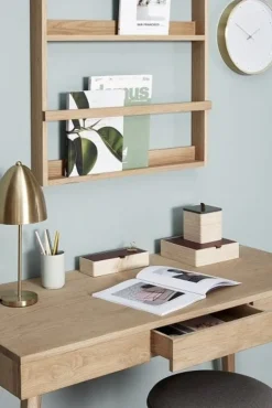 Bureau hout met 3 lades