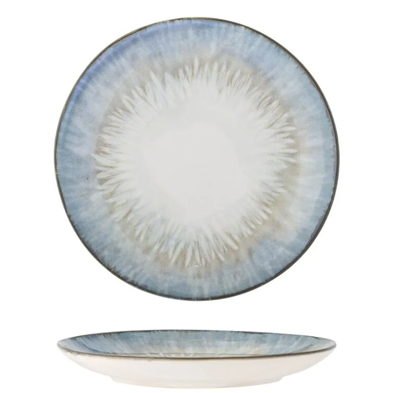 Calen borden Ø22cm blauw set van 6 stuks - 82061424