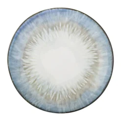 Calen borden Ø22cm blauw set van 6 stuks - 82061424