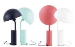 Cap tafellamp donkerblauw