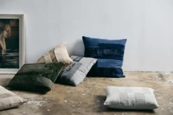 Capella kussen incl vulling - blauw