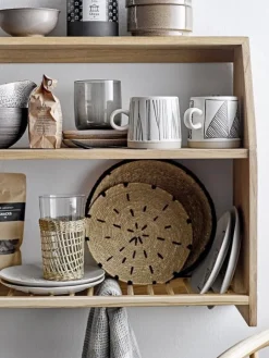 Carol wandplank - naturel