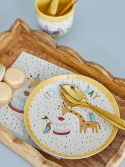 Celebrate borden geel set van 6 stuks - 82072665