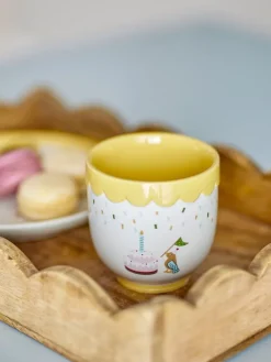 Celebrate mokken geel set van 6 stuks - 82063088