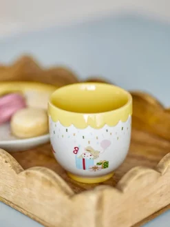 Celebrate mokken geel set van 6 stuks - 82063088