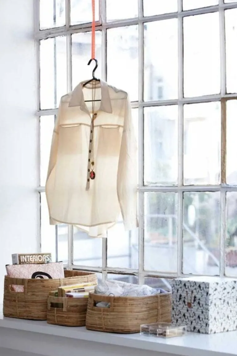 Chaka set van 3 rotan manden