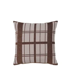 Chequer kussen bruin incl vulling - W50XL50CM
