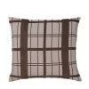 Chequer kussen bruin incl vulling - W60XL60CM