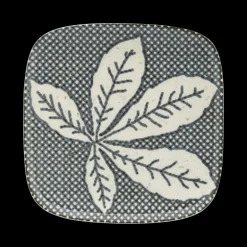 Chestnut borden grijs/blauw - set van 6 stuks