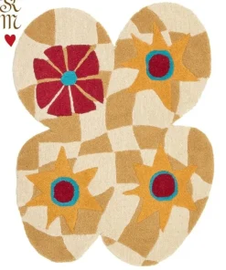 Chunky Check butterfly vloerkleed XL - 1.45.10.122.099.6