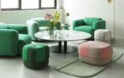 Circus poef duo large roze - 605820