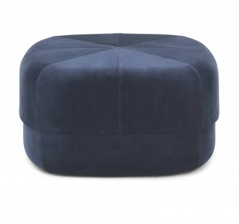 Circus Pouf Large blauw 35x65x65