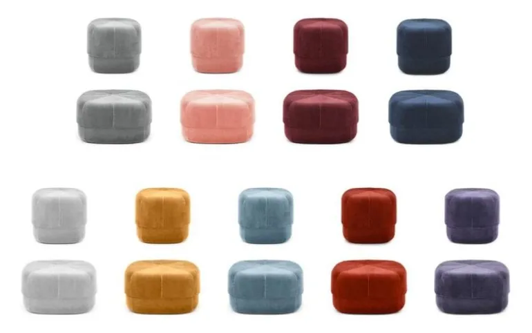 Circus Pouf Large blauw 35x65x65