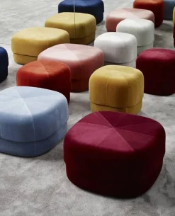 Circus Pouf Large grijs 35x65x65cm