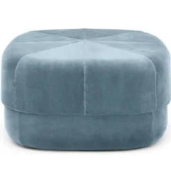 Circus Pouf Large lichtblauw 35x65x65