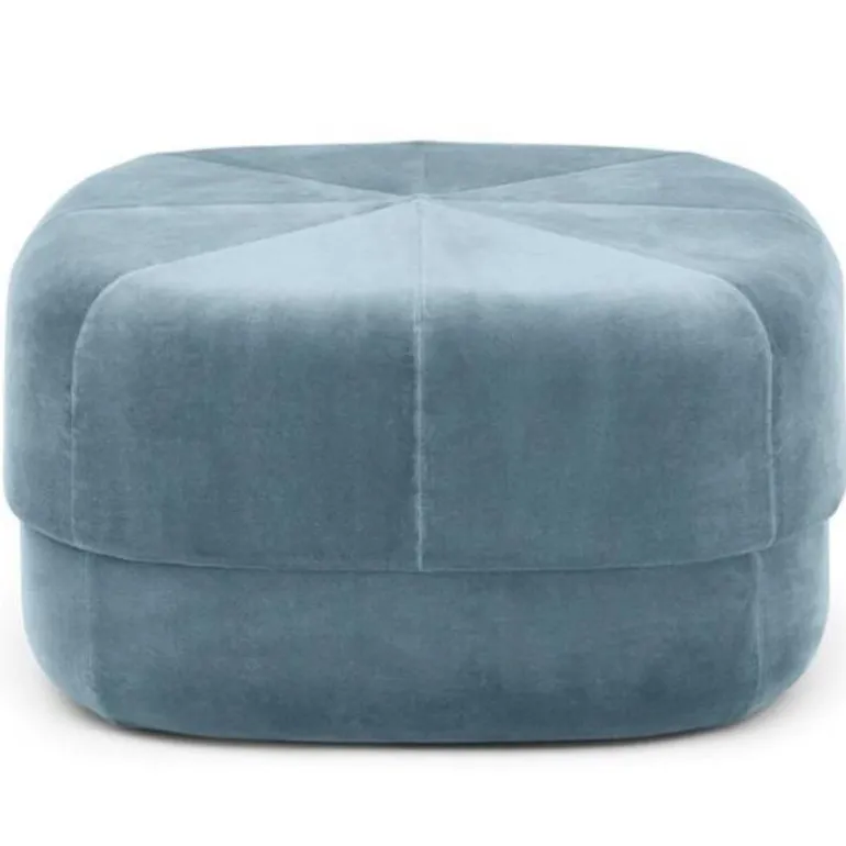 Circus Pouf Large lichtblauw 35x65x65
