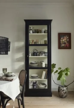 Classic kast single- zwart/wit