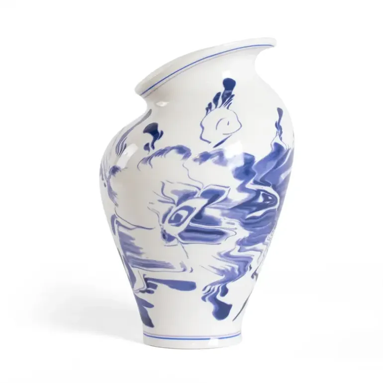 Classics on acid Floral DELFT vaas - 11292