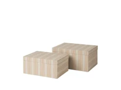 Cleo opbergboxen bruin/lichtgrijs - 70080499