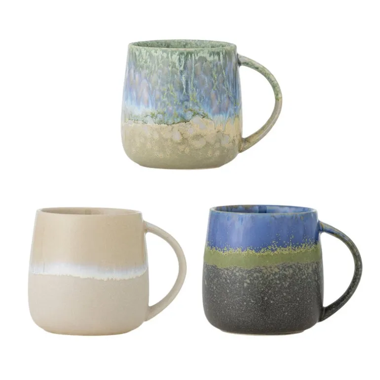 Cloe mokken blauw set van 3 stuks - 82072530