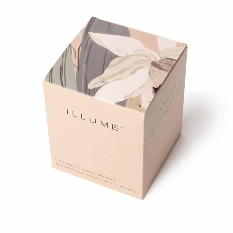Coconut milk mango box kaars roze - 4537505100