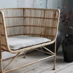 Coon natural rotan loungestoel
