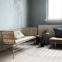 Coon sofa natural rotan bank