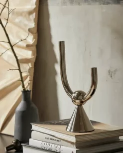 Corfu kandelaar chroom - 2272