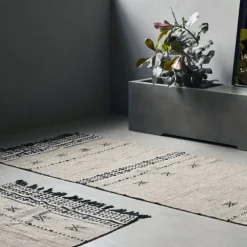 Cros vloerkleed - zand 300x90cm