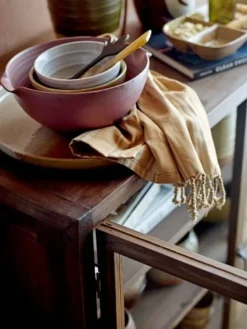 Dahlia borden set van 4 stuks - 82058372