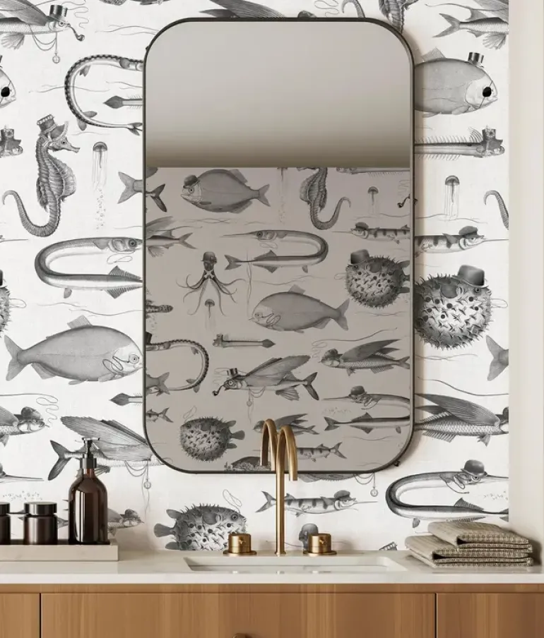 Dandy Fish behang - WP-803