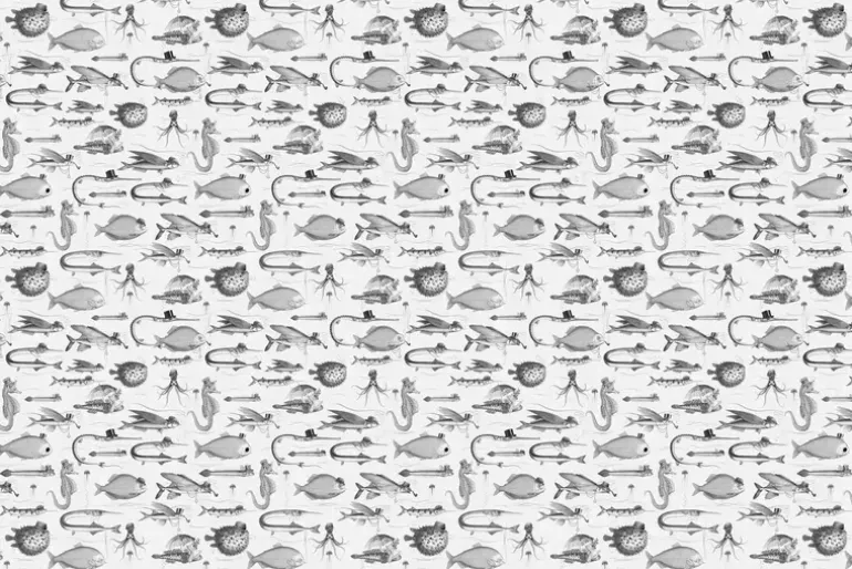 Dandy Fish behang - WP-803
