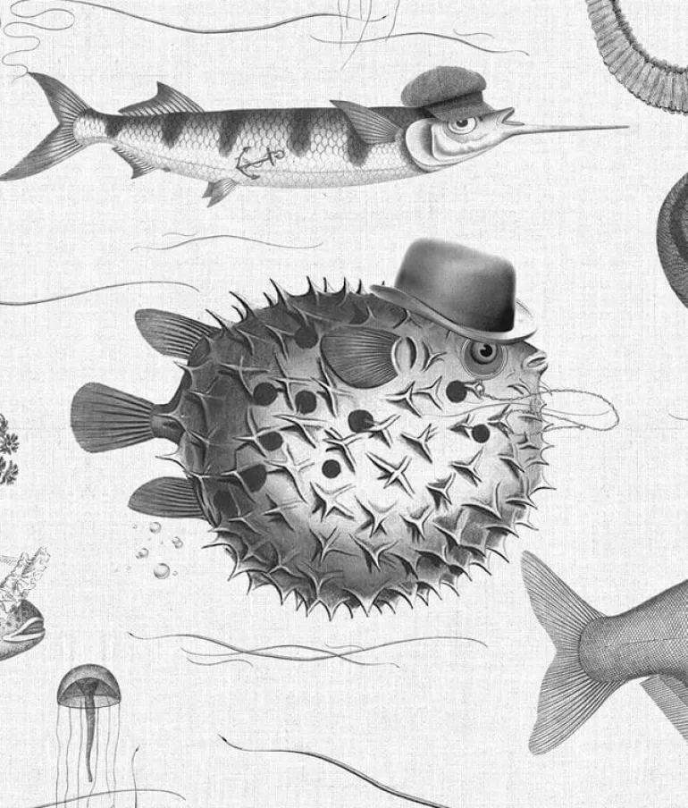 Dandy Fish behang - WP-803